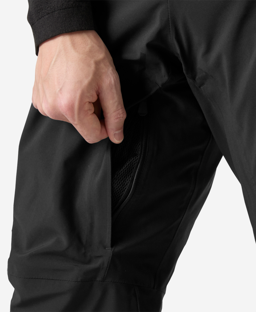 ALPHA BIB PANT, Black