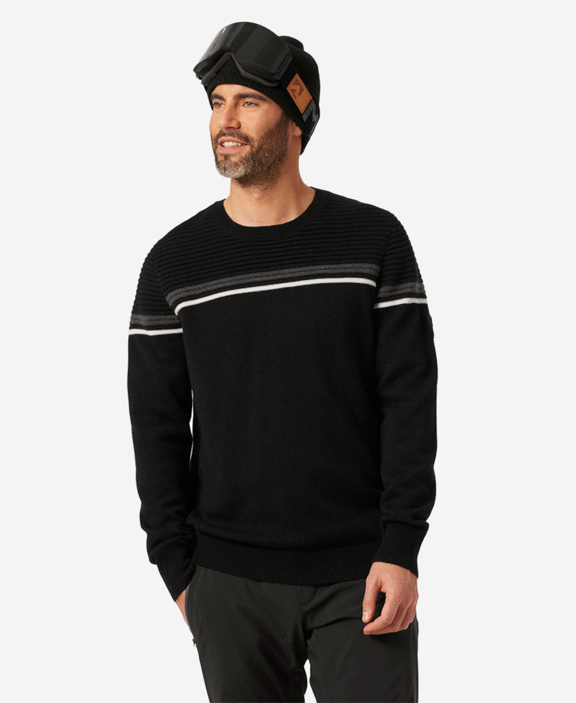 CARV KNITTED SWEATER, Black
