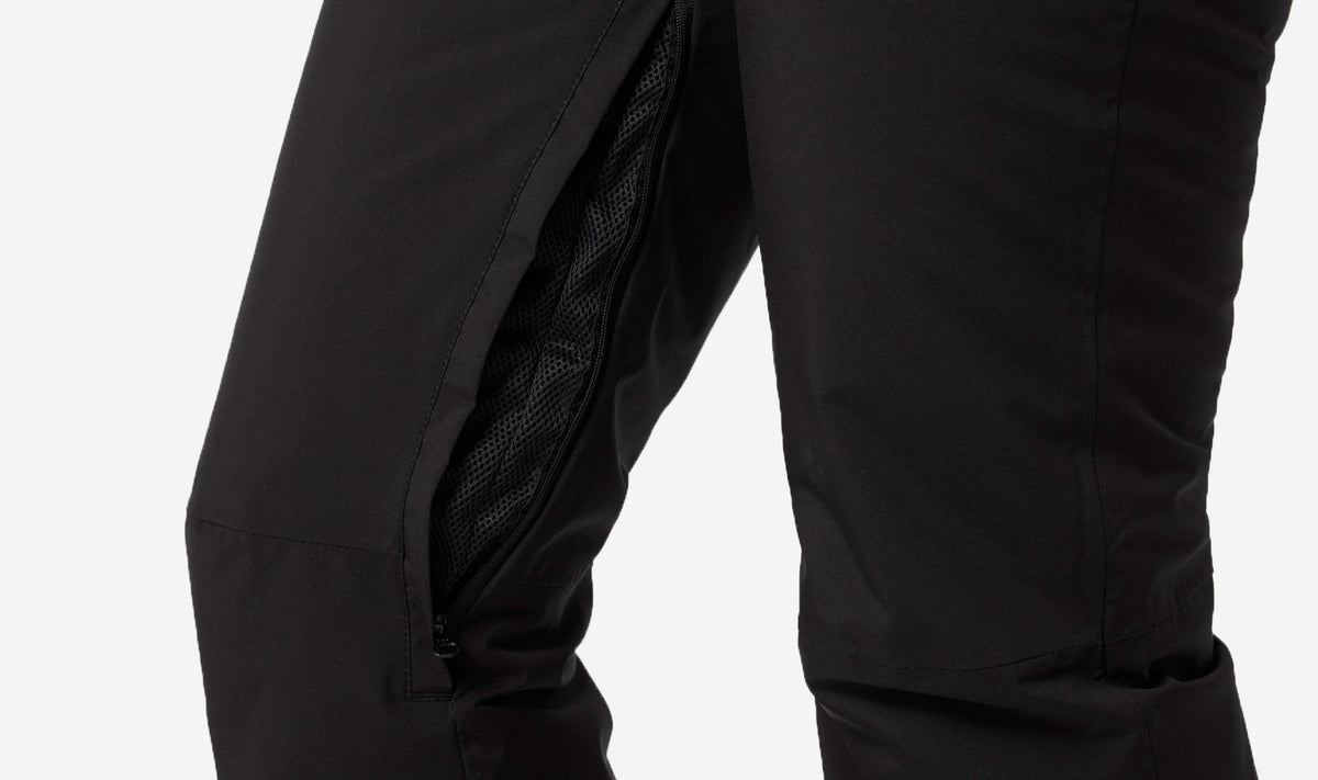 W LEGENDARY INSULATED BIB PANT, Black: Style & Performance