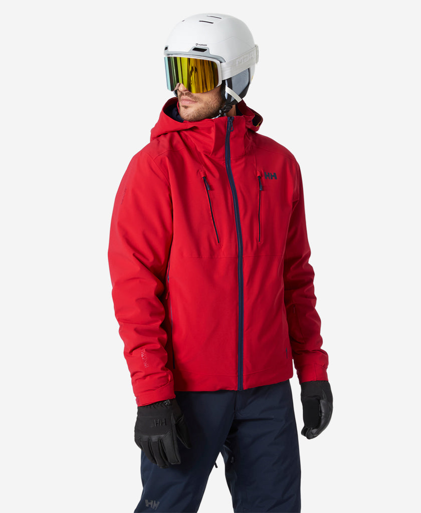 Helly hansen red ski jacket on sale