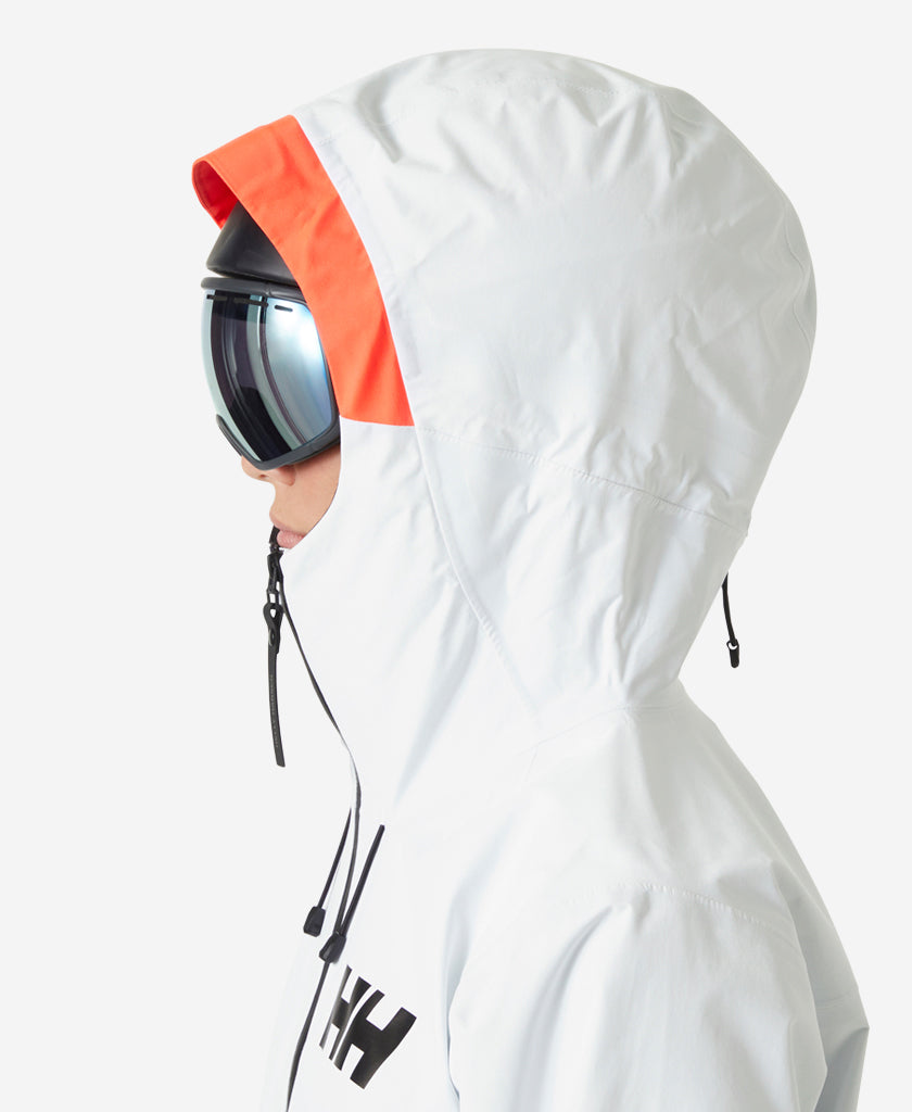 W SOGN SHELL JACKET, White