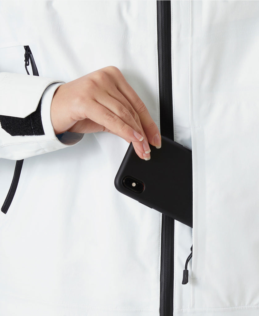 W SOGN SHELL JACKET, White