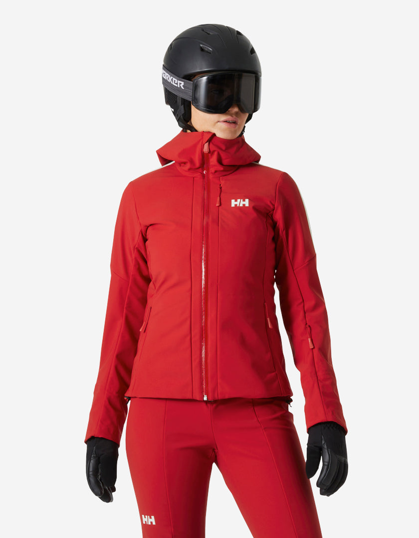 W AVANTI SOFTSHELL JACKET, Red