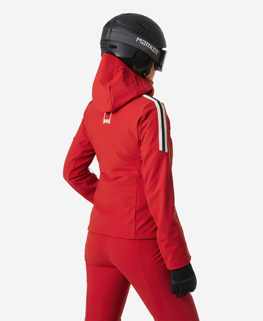 W AVANTI SOFTSHELL JACKET, Red