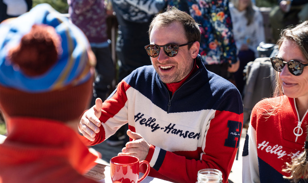 APRES KNITTED SWEATER, Red