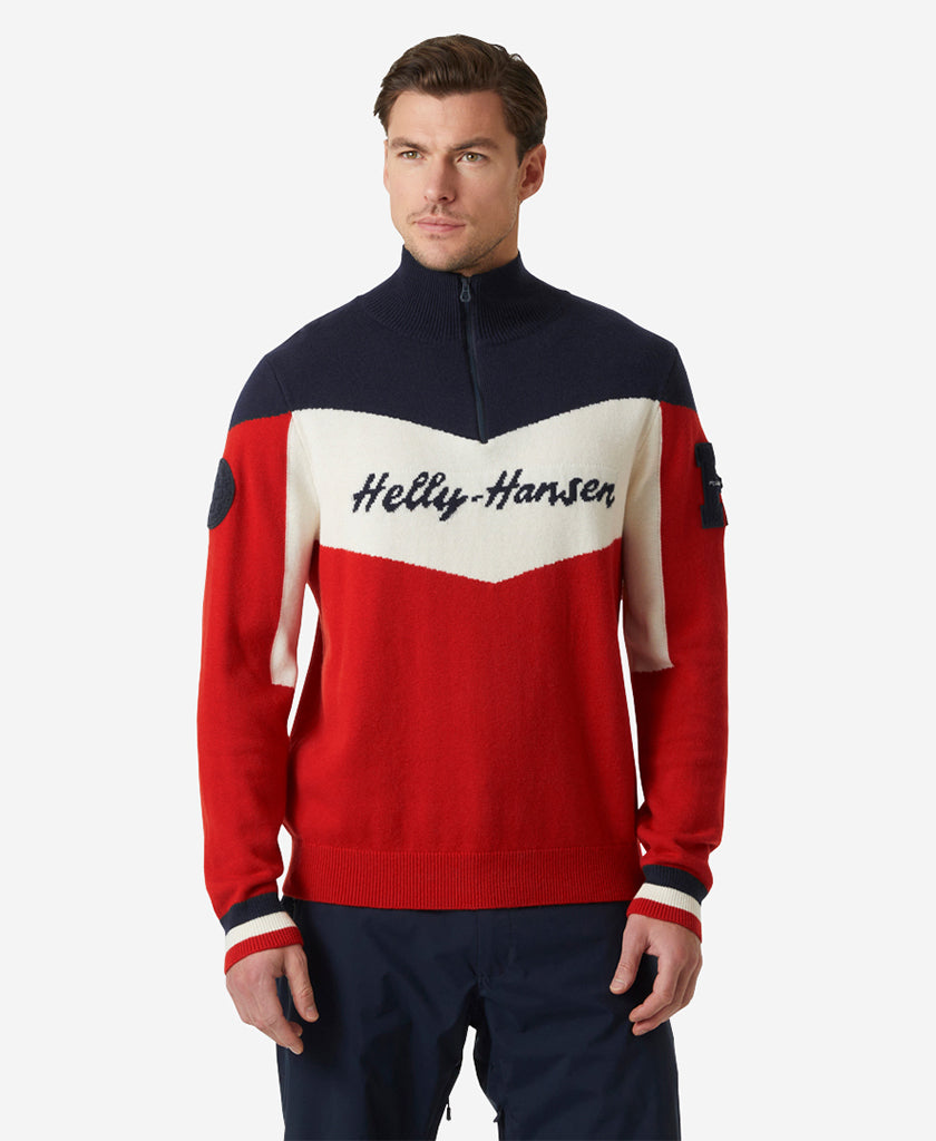 APRES KNITTED SWEATER, Red