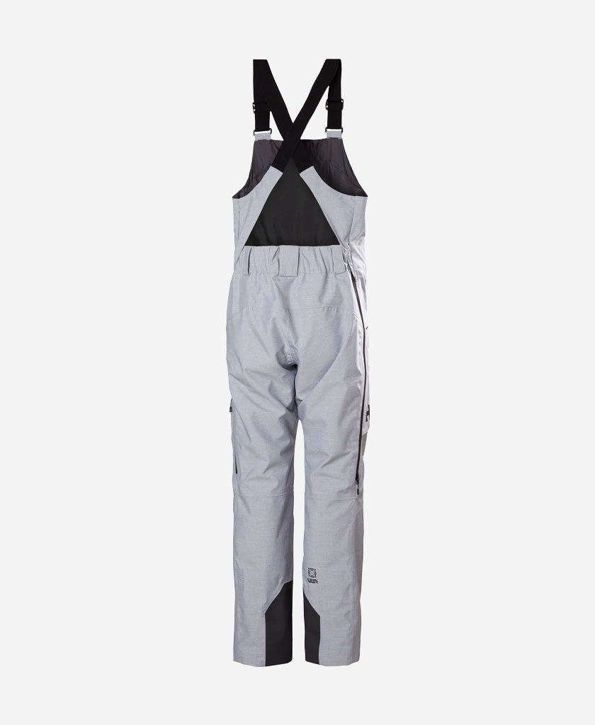 W POWDERQUEEN BIB 2.0 PANT, Grey Melange