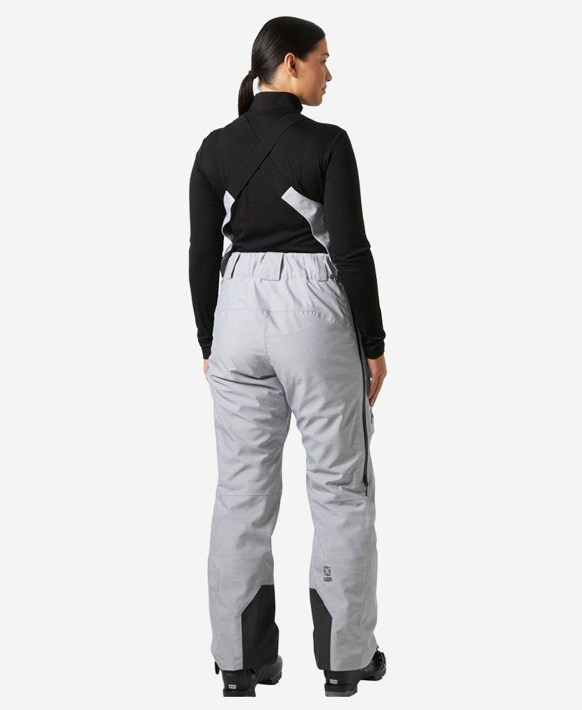 W POWDERQUEEN BIB 2.0 PANT, Grey Melange