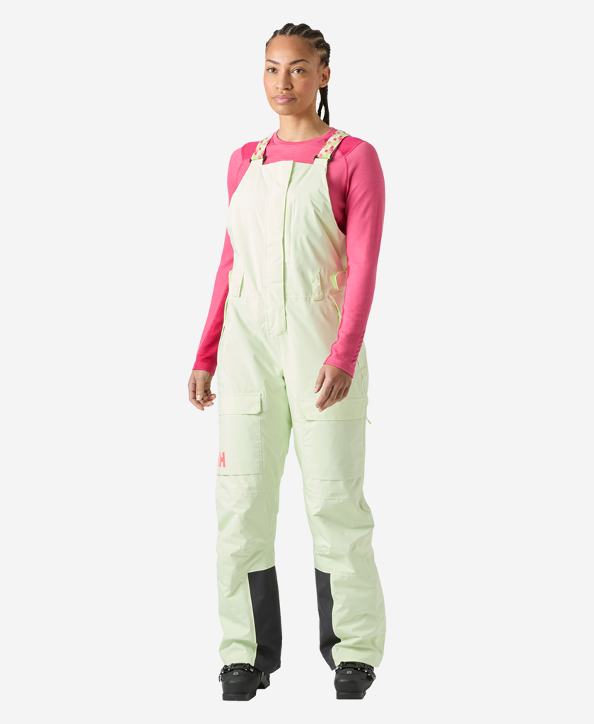 W SWITCH CARGO BIB PANT, Washed Lime