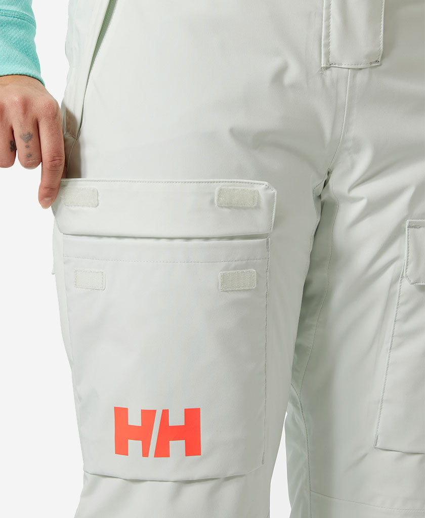 W SWITCH CARGO BIB PANT, Seafoam