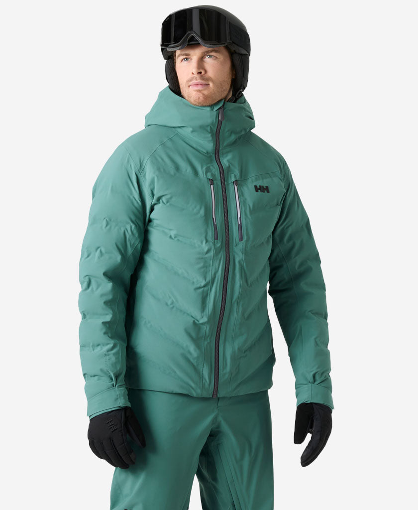 ALPHA PUFFY JACKET, Opal Green