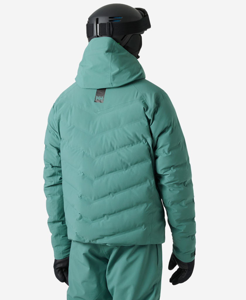 ALPHA PUFFY JACKET, Opal Green