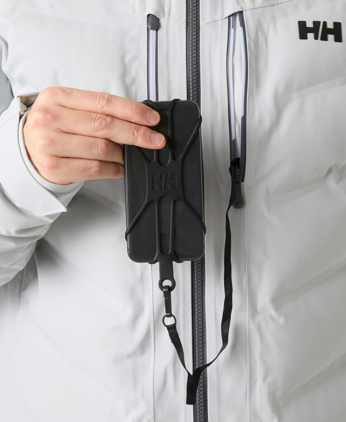 ALPHA PUFFY JACKET, Grey Fog