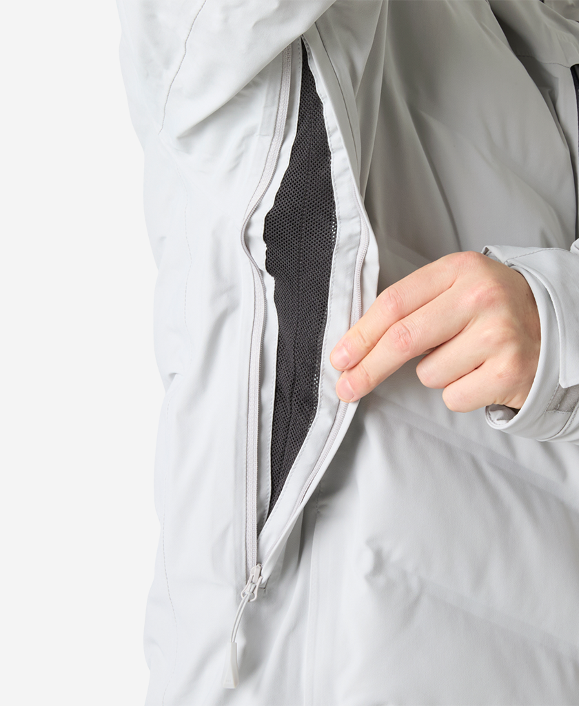 ALPHA PUFFY JACKET, Grey Fog