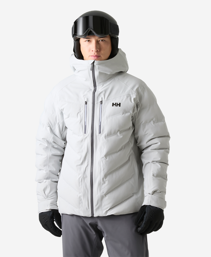 ALPHA PUFFY JACKET, Grey Fog