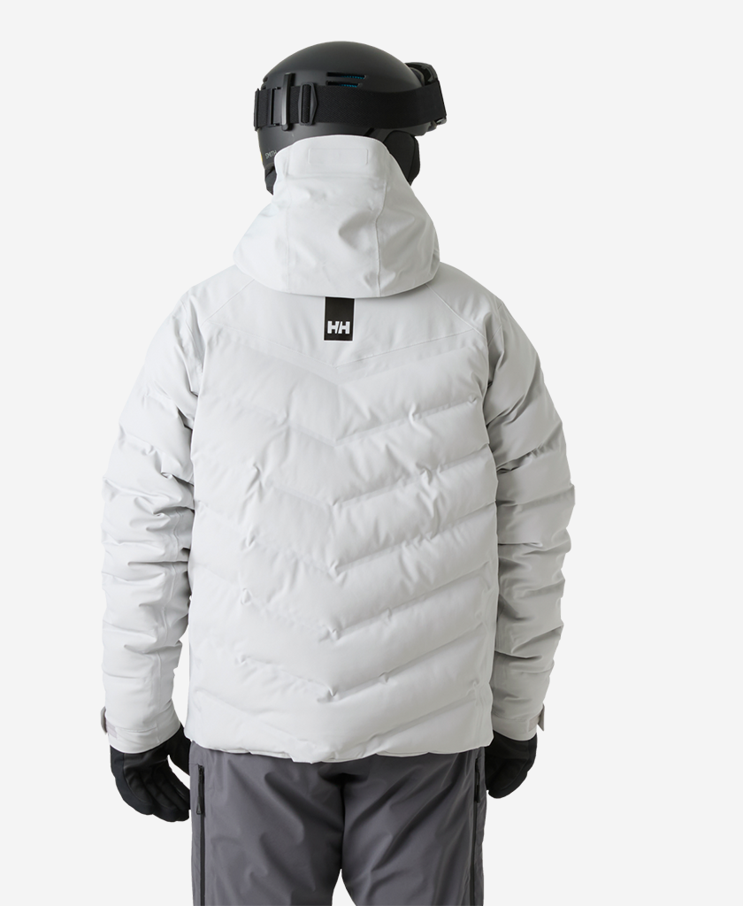 ALPHA PUFFY JACKET, Grey Fog