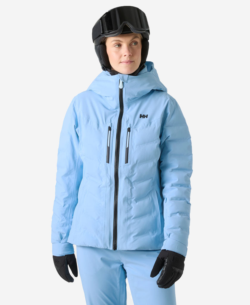 W ALPHELIA PUFFY JACKET, Bright Blue