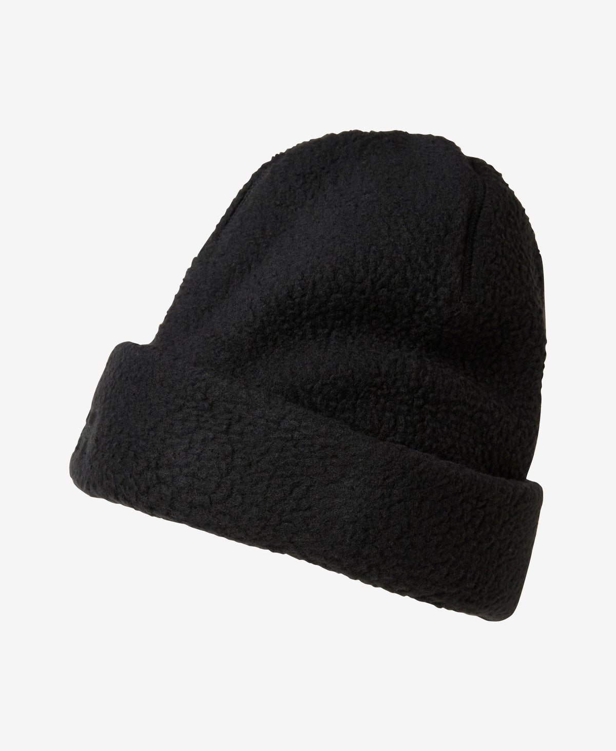 PILE FLEECE BEANIE, Black