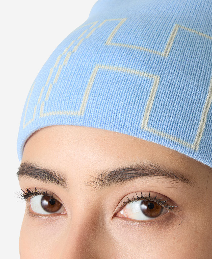 OUTLINE BEANIE, Bright Blue