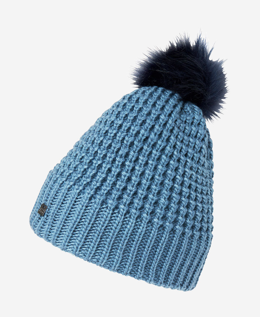 WOMENS SNOWFALL BEANIE, Washed Navy | Helly Hansen AU