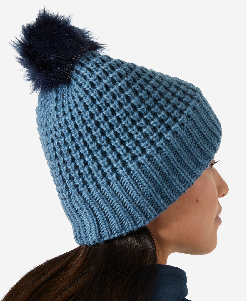 W SNOWFALL BEANIE, Washed Navy