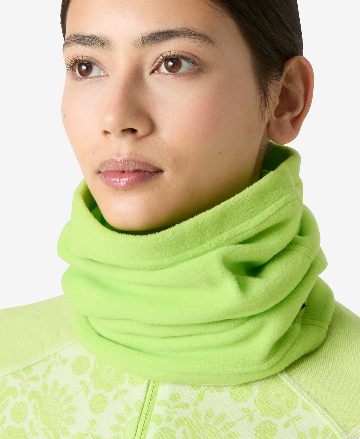 DAYBREAKER FLEECE NECK, Luminous Green