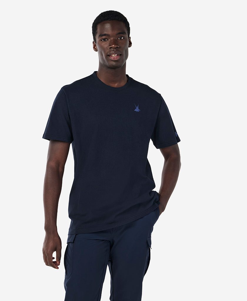 CROSS SAILS T-SHIRT, Navy