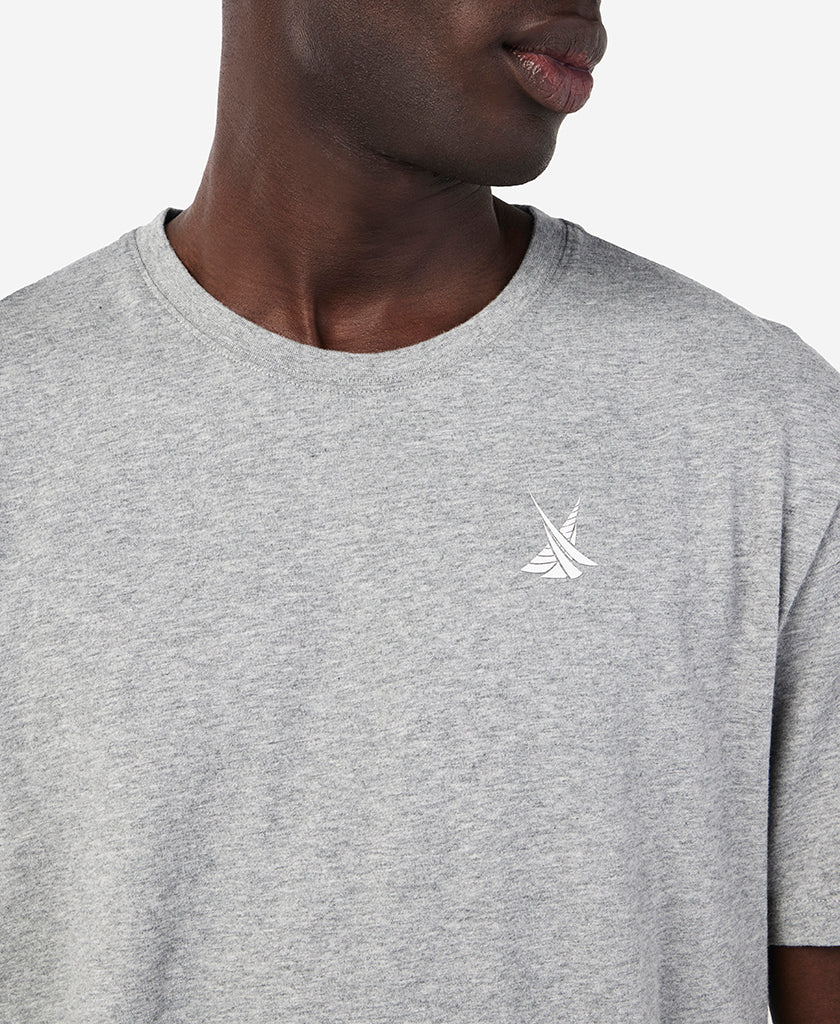 CROSS SAILS T-SHIRT, Grey Melange