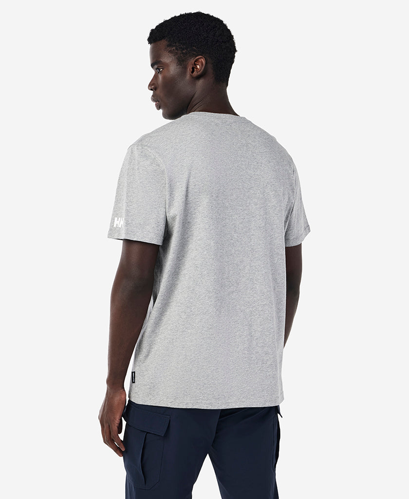 CROSS SAILS T-SHIRT, Grey Melange
