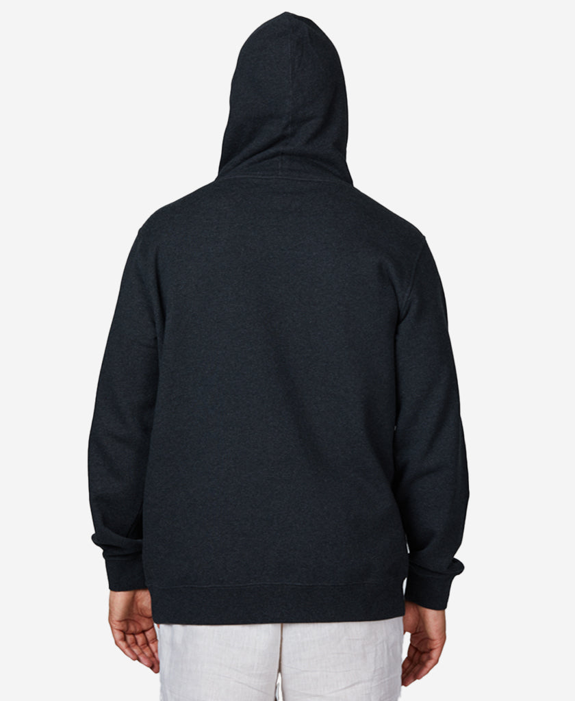 HH BOX HOODIE, Ebony Melange