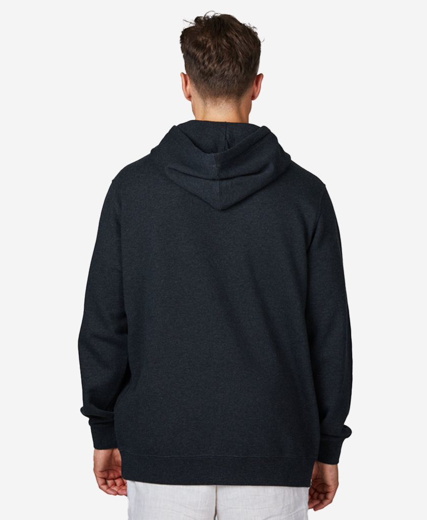 HH BOX HOODIE, Ebony Melange