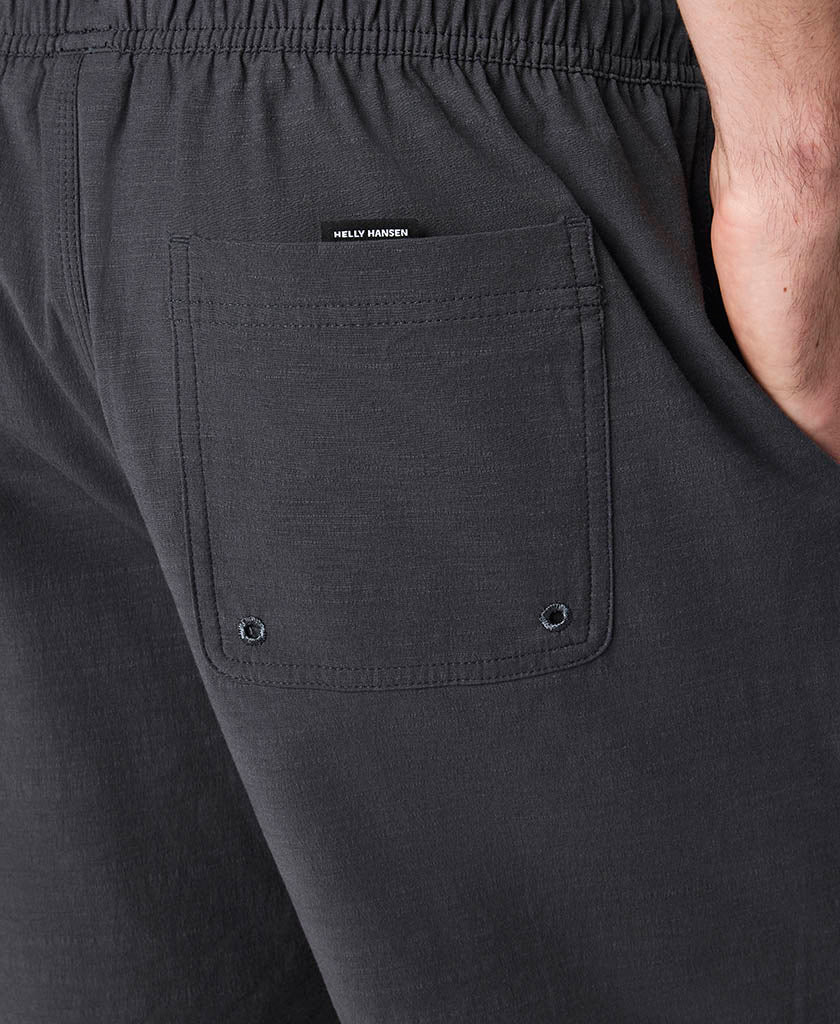 NORSE SLUB VOLLEY BOARDSHORT, Black