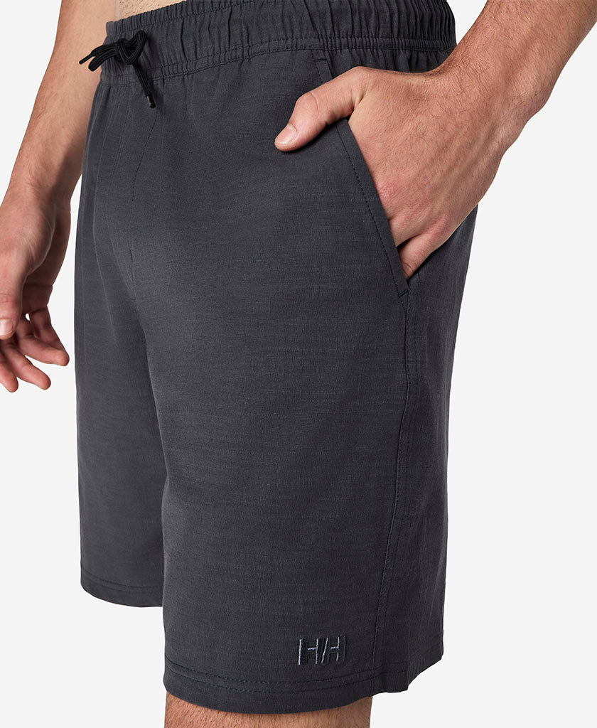 NORSE SLUB VOLLEY BOARDSHORT, Black