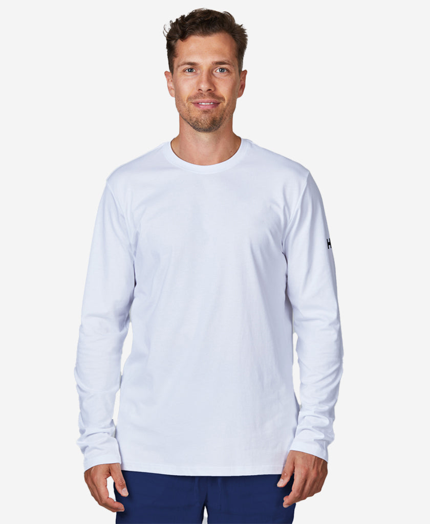 CREW L/S T-SHIRT, White