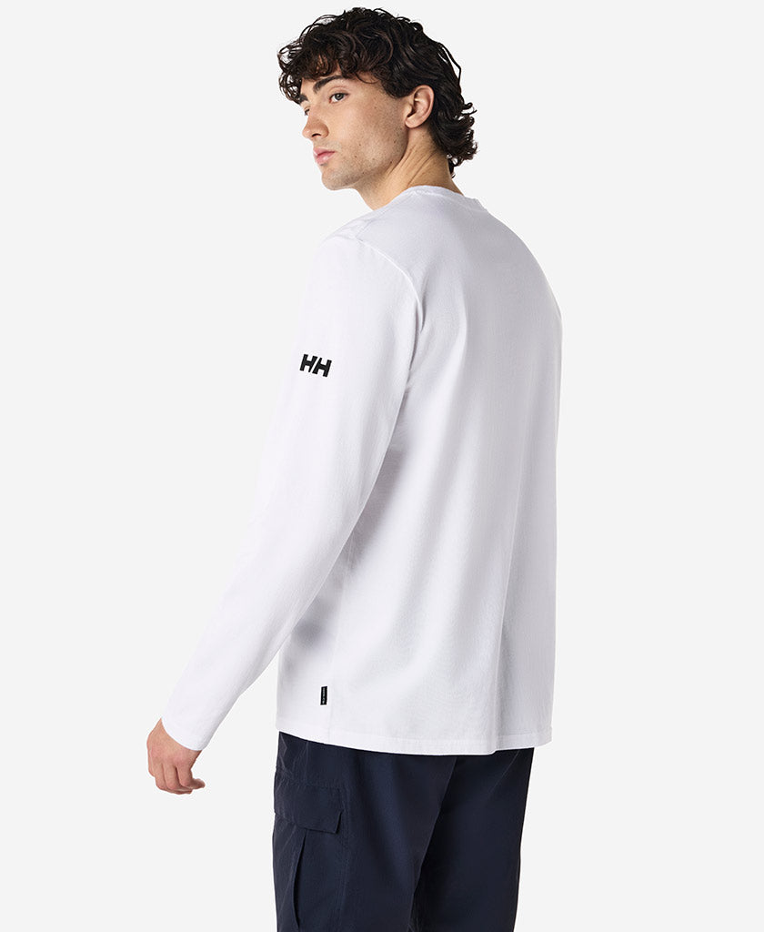 CREW L/S T-SHIRT, White