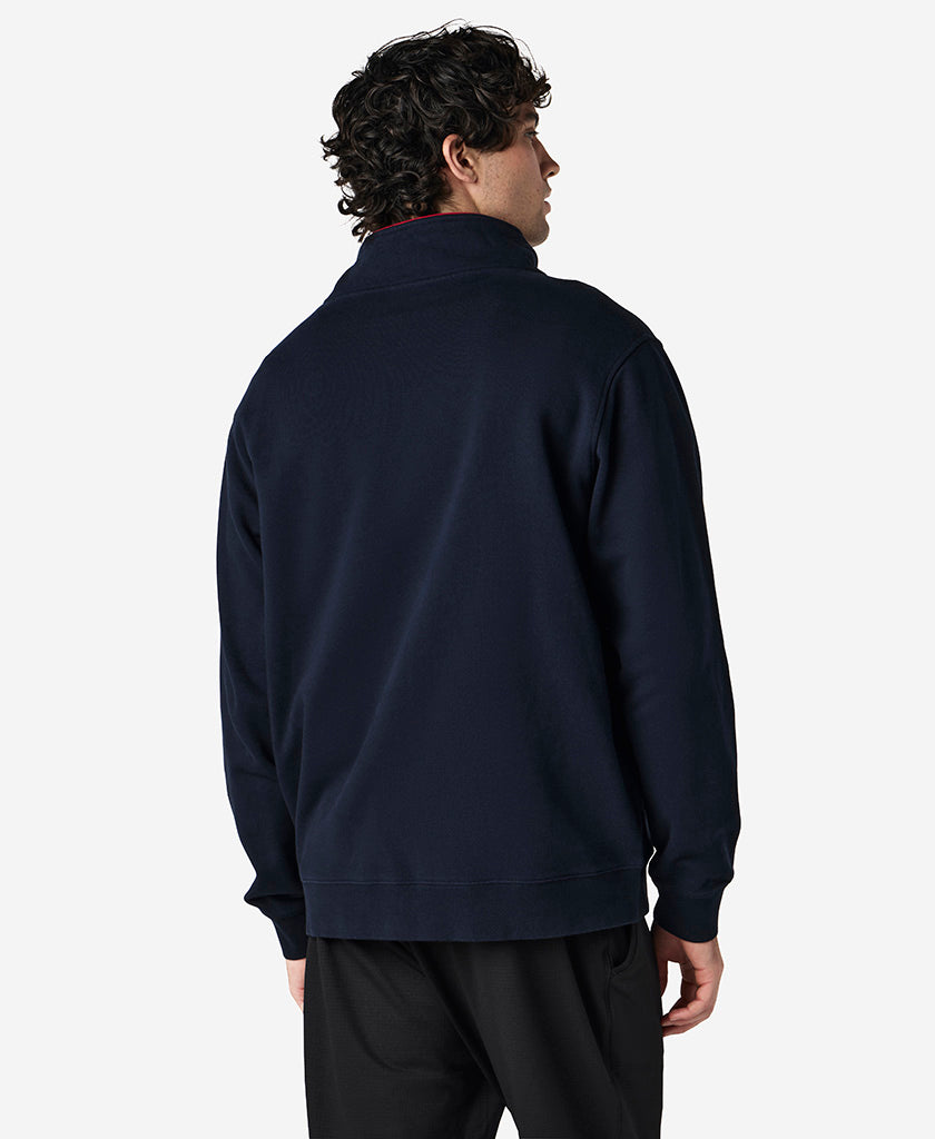 NORDIC HALF ZIP FLEECE, Navy