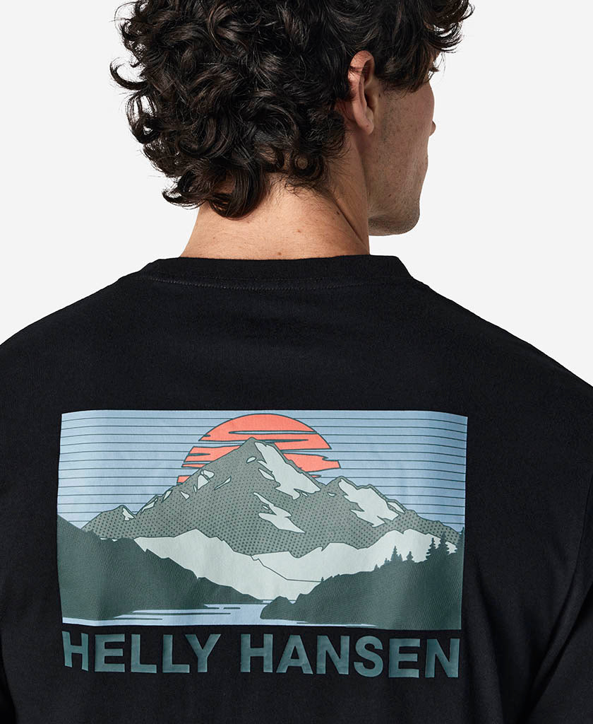 SCENIC L/S T-SHIRT, Black