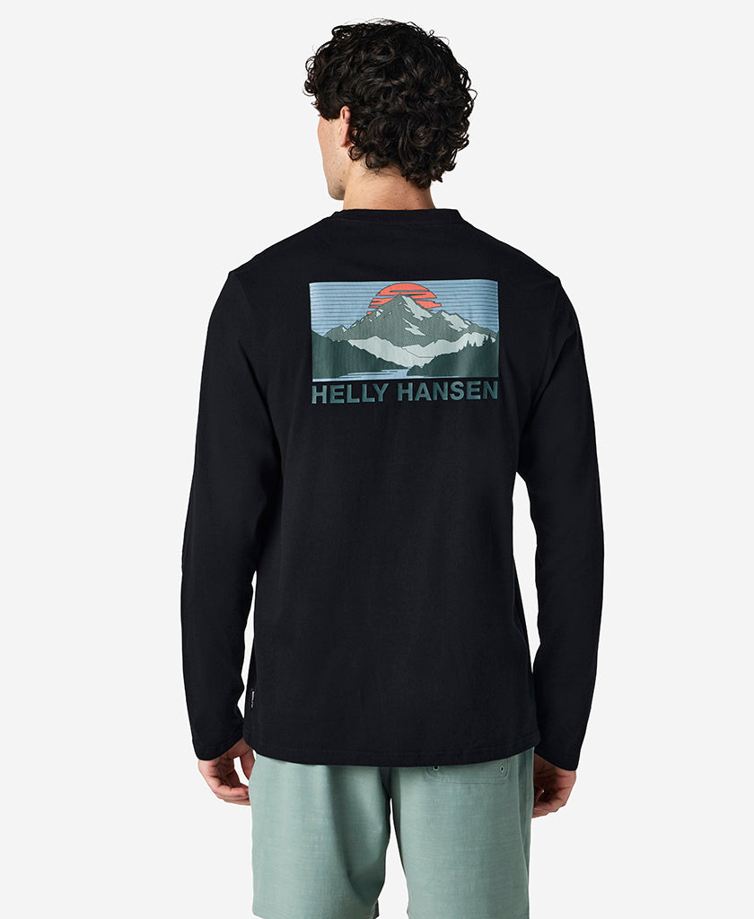 SCENIC L/S T-SHIRT, Black