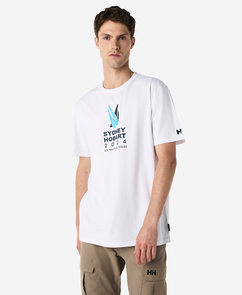 CROSS SAILS T-SHIRT, White