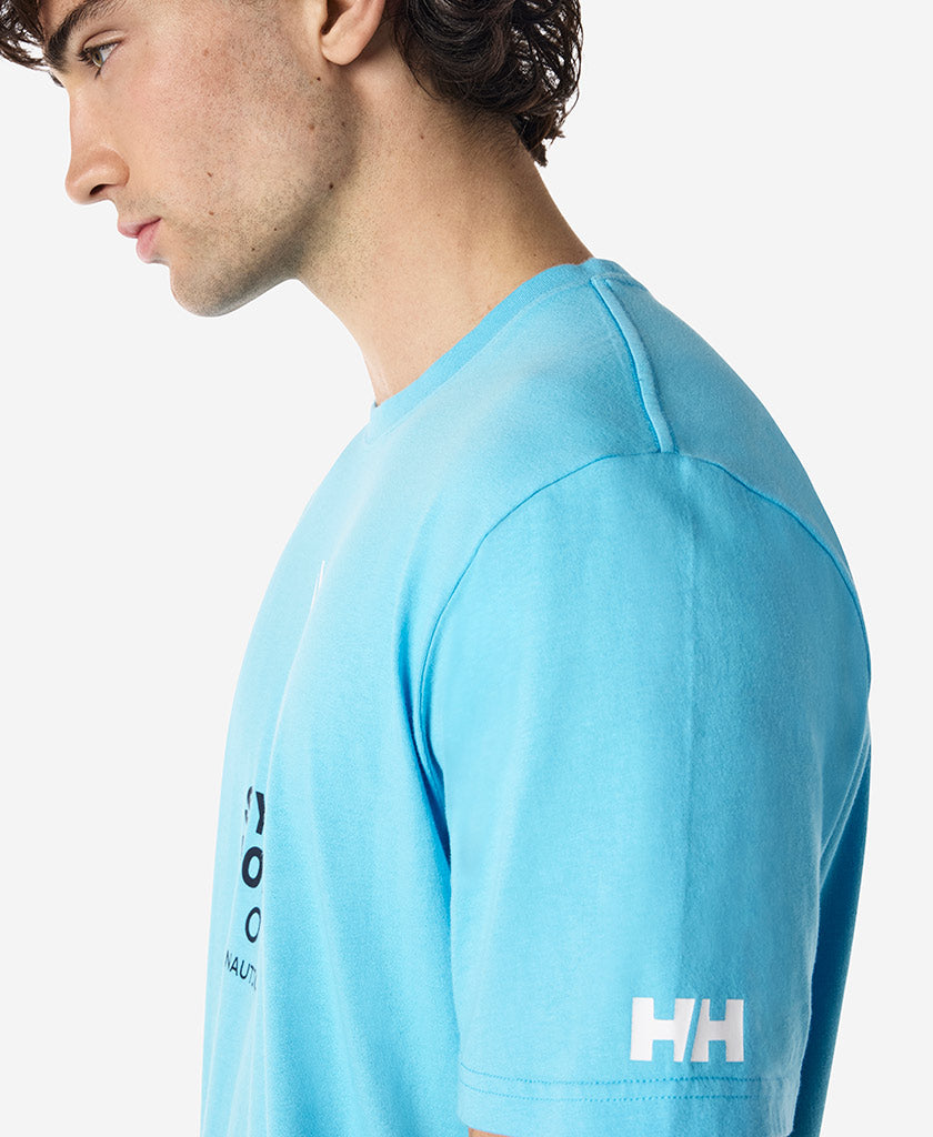 CROSS SAILS T-SHIRT, Aqua