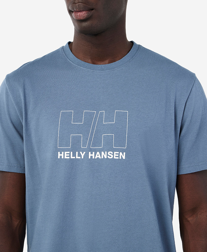 OUTLINE T-SHIRT, Washed Navy