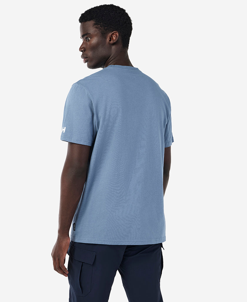 OUTLINE T-SHIRT, Washed Navy