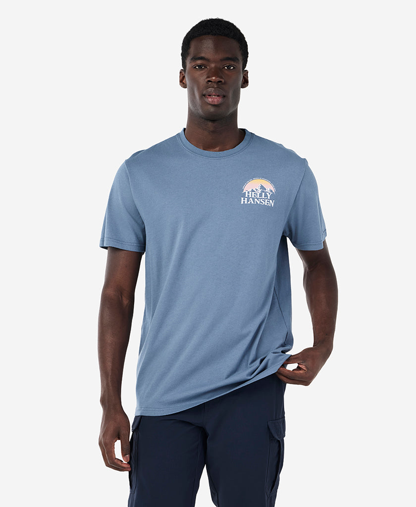 PEAK 2.0 T-SHIRT, Washed Navy
