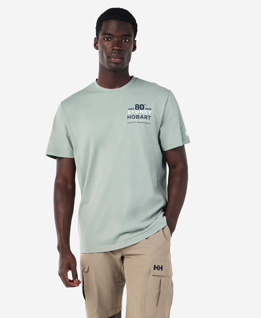RSHYR25 80TH T-SHIRT, Grey Cactus