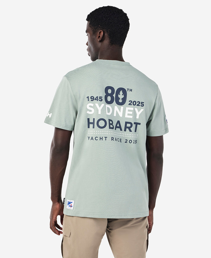 RSHYR25 80TH T-SHIRT, Grey Cactus