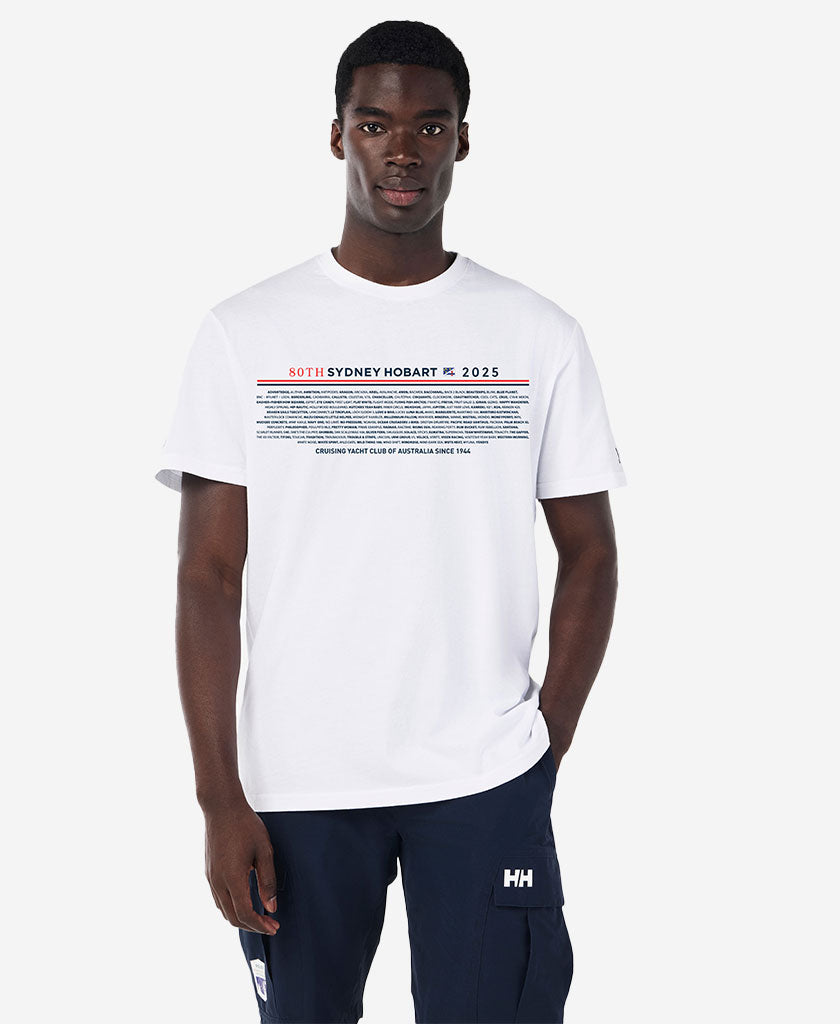 RSHYR25 BOAT NAME T-SHIRT, White