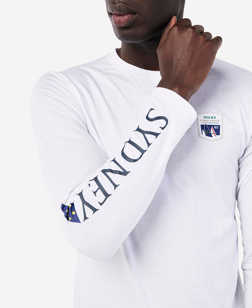 RSHYR25 BURGEE LS T-SHIRT, White