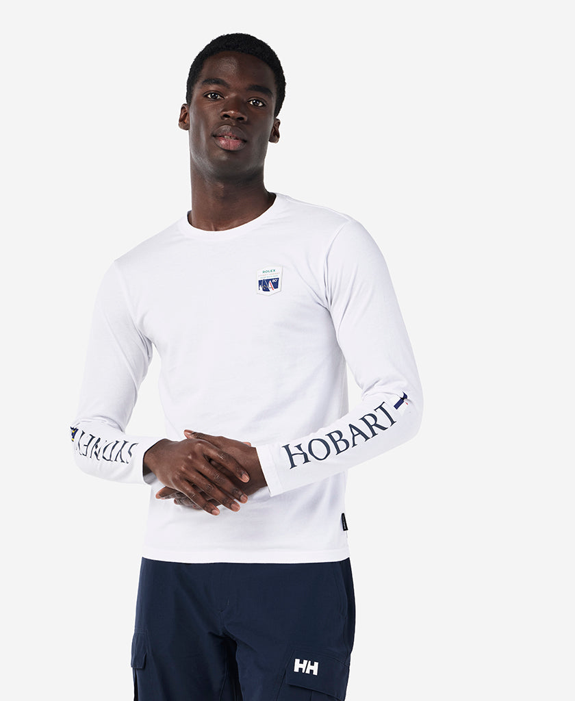 RSHYR25 BURGEE LS T-SHIRT, White