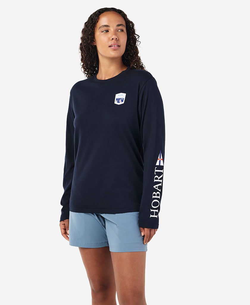 RSHYR25 BURGEE LS T-SHIRT, Navy
