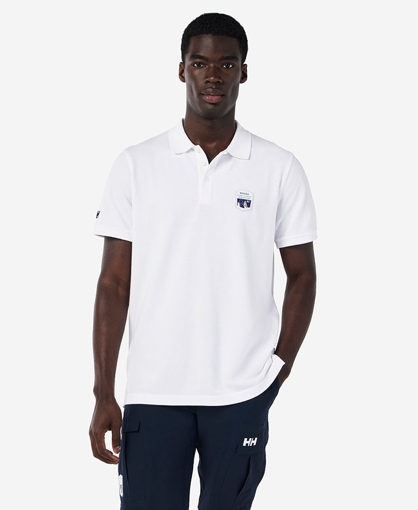 RSHYR25 CREW POLO, White